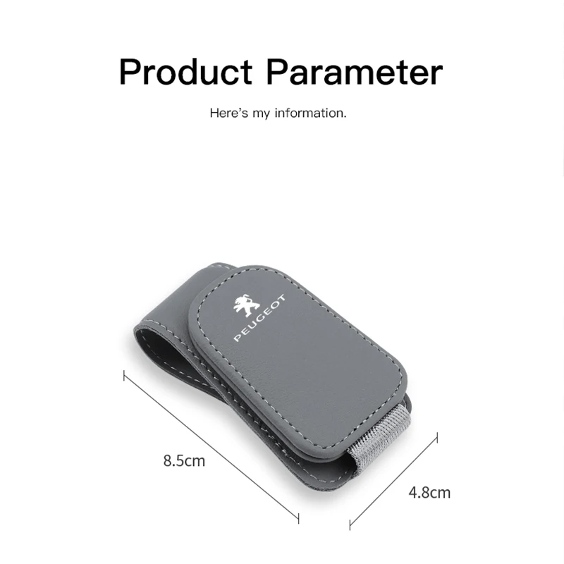 Автомобильный держатель для очков зажим солнцезащитных Peugeot 208 3008 206 308 2008 207 107 508 607