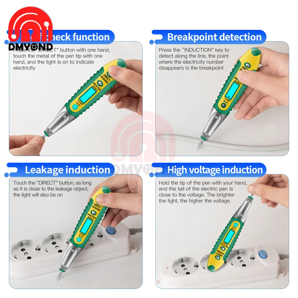 Карандаш для электрической отвертки с ЖК-дисплеем 12-250 В | Инструменты