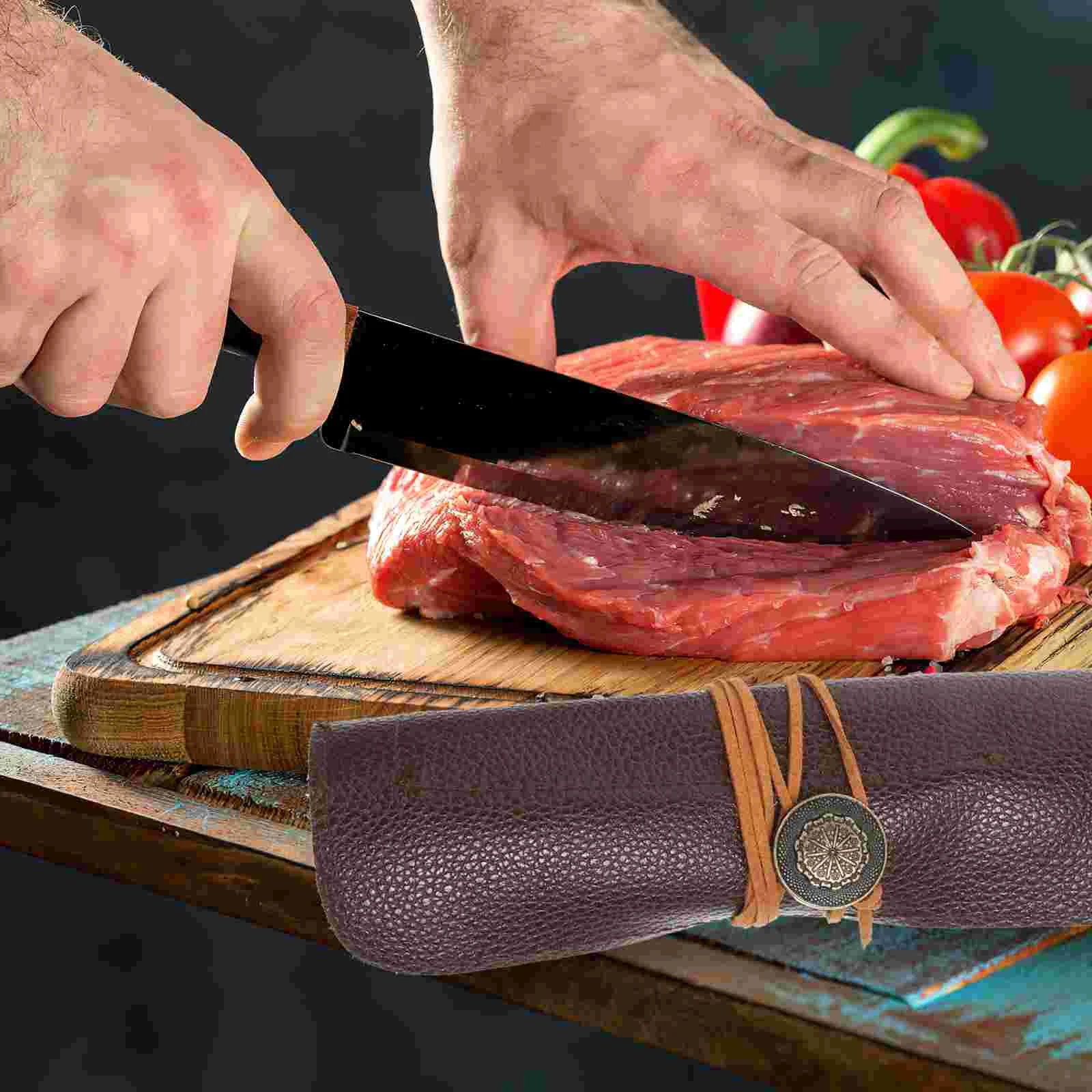 

Rolltool Knifeup Pouch Carving Chef Storage Casecutlery Chiselprofessionalbelt Wrench Pouches Rollable Pu Set Cutterchef’S Cover