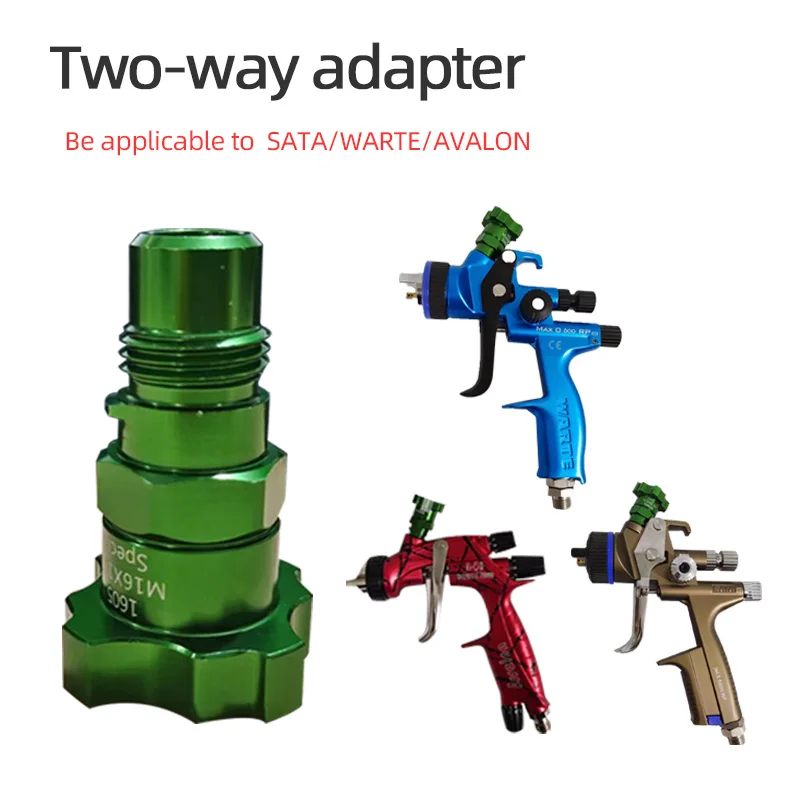 SATA Spray Gun WARTE And AVALON Paint Gun On The Pot Adapter 1/4 Wire For PPG Or 3M Disposable Wash Free Spray Gun Pot