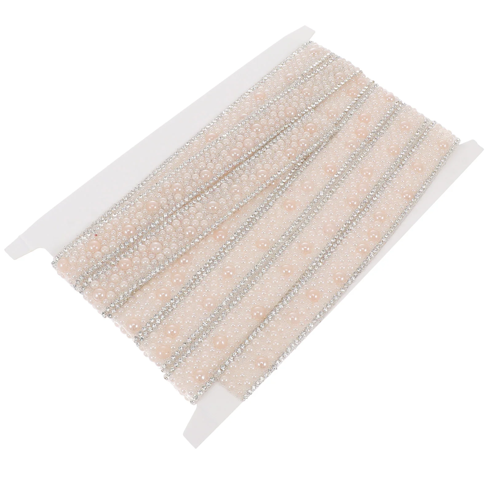 

1 Roll Resin Pearls Ribbon DIY Pearl Banding Belt Crafts Making Material