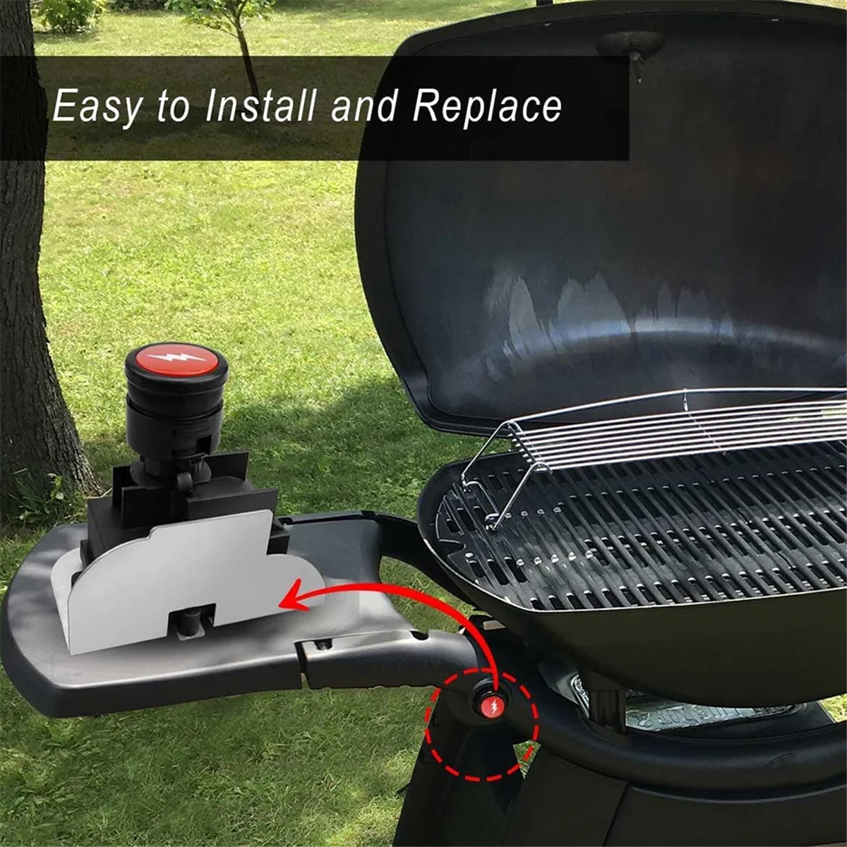 63788 Комплект зажигания для газовых грилей серии Q320 2008 и Q3200 2014 80452 60092 кнопочное