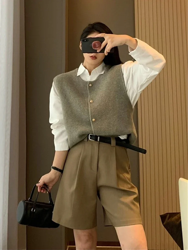 Colorfaith новинка 2024 шикарный элегантный женский жилет в консервативном стиле