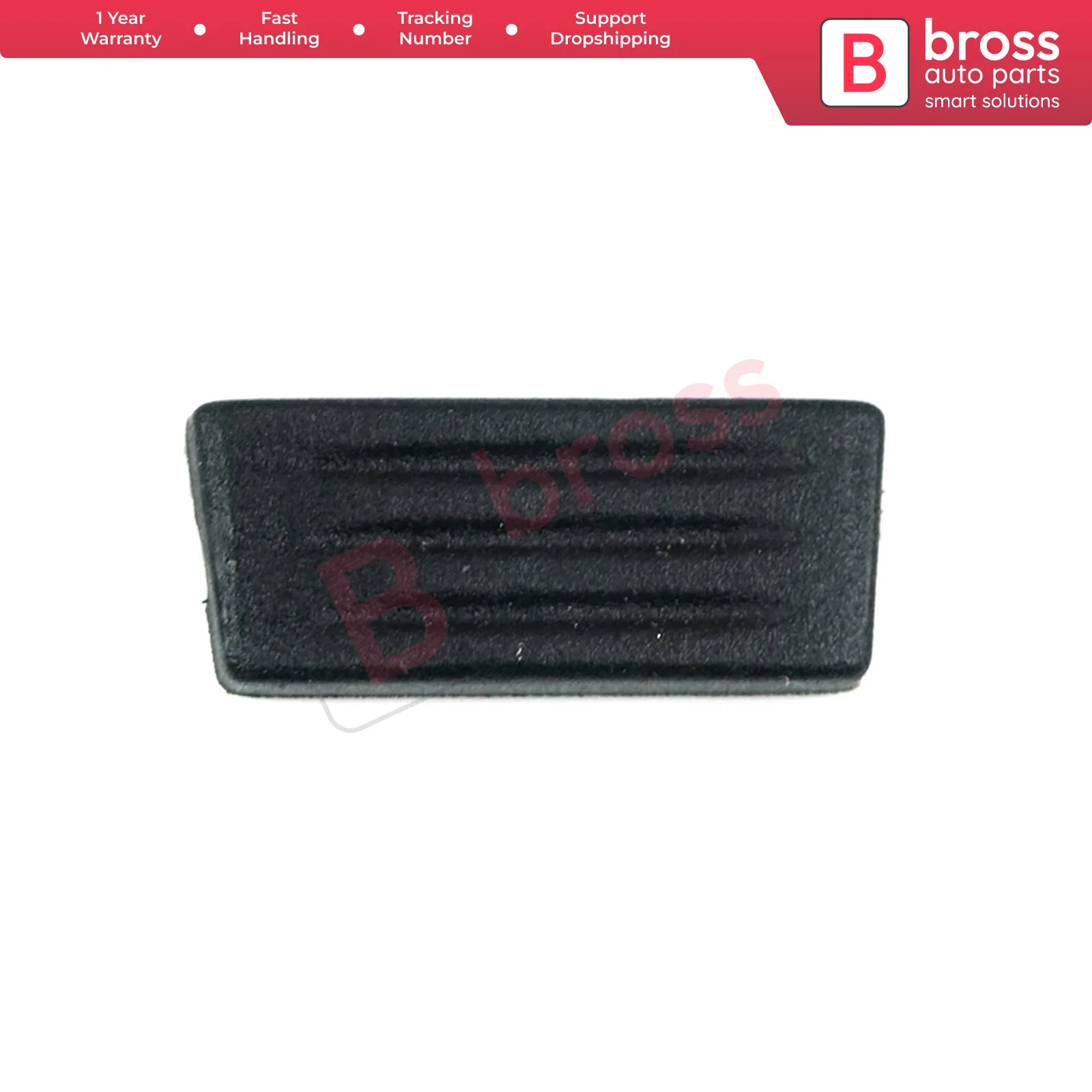 

Bross Auto Parts BDP521 1-Button Remote Key Housing Case Cover Black Color Button for Fiat Punto Doblo Bravo ship From Turkey