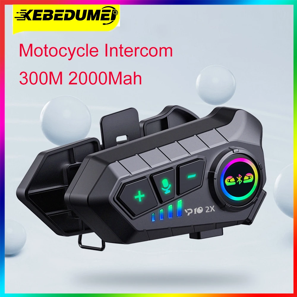 

Bluetooth-Интерком Kebidumei YP10 для мотоциклетного шлема, 300 м