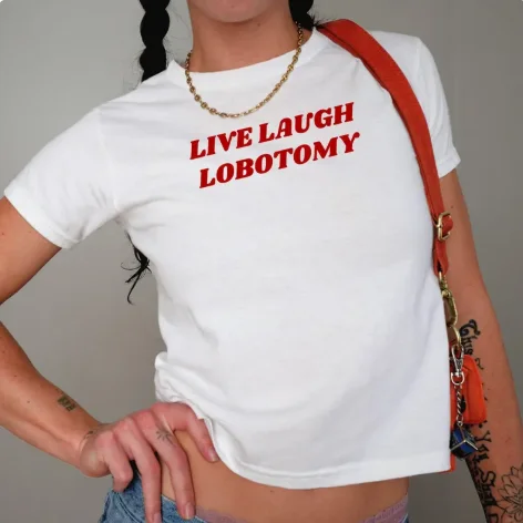 Футболка SHYUTEE Lobotomy Baby Tee Y2K детская