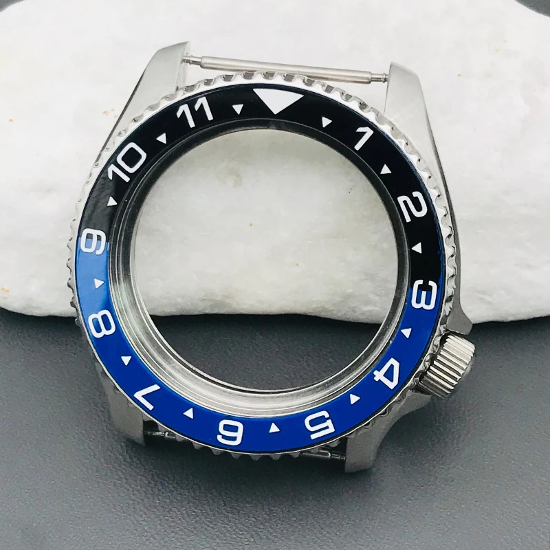 38mm SKX007 SRPD Ceramic bezel insert Fit SKX007 SKX009 SRPD watch case GMT Style Ring nh35 nh36 movement Men Watch Gifts enlarge