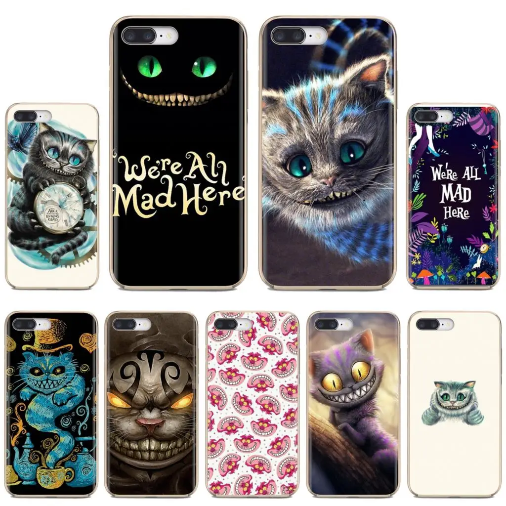 Силиконовый чехол для Huawei Honor 8A 7A 7C 8X 9 9X 10 10i 20 Lite Pro Y5 Y6 Y7 Y9 2018 2019 Чеширский кот Алиса
