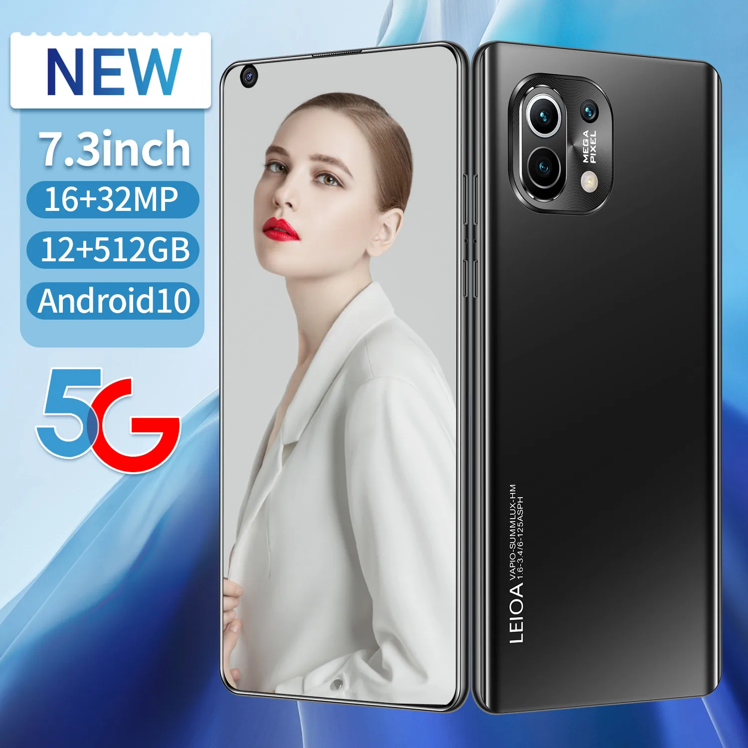 

Мобильный телефон M11 Pro, 16 ГБ + 512 ГБ, экран 7,3 дюйма Hd, Android Telefoon MTK6889
