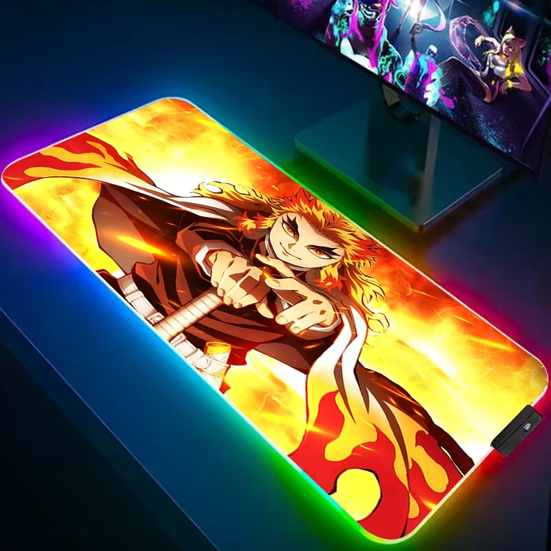 

Xxl Gaming Mouse Pad 900x400 Demon Slayer Office Accessories Large Desk Mat Deskmat Cheap Pc Gamer Cabinet Led Mousepad Rgb Pads