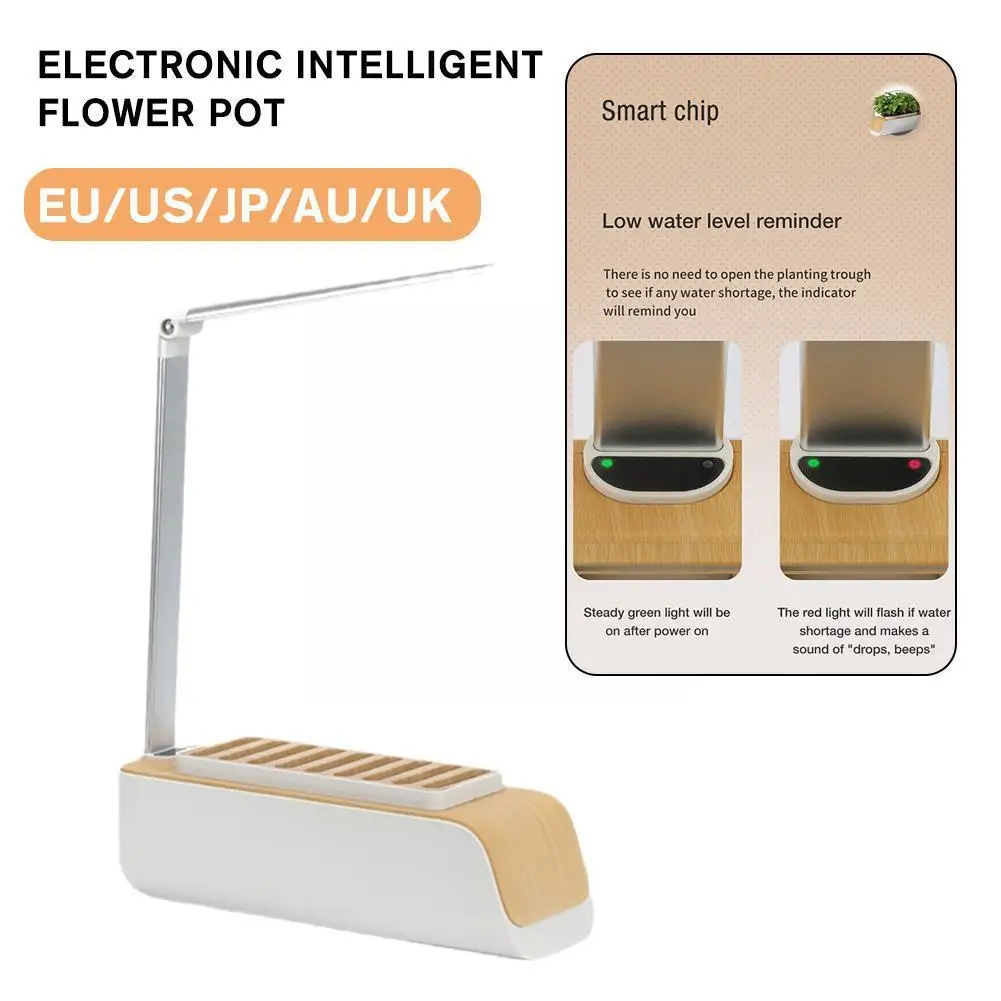 

Hydroponics Growing System, Indoor Herb Garden Starter Kit With Led Grow Light, Garden Planter For Home Kitchen, Auto D5a0