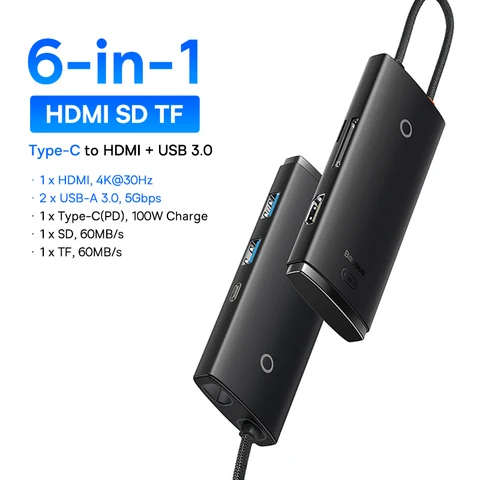 BASEUS USB C HUB 7-в-1