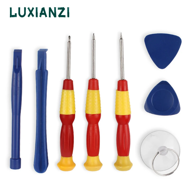 

LUXIANZI 8 шт. Универсальный семейный набор для телефона сенсорный экран Открытие ручной инструмент Crowbar pry лист набор отверток