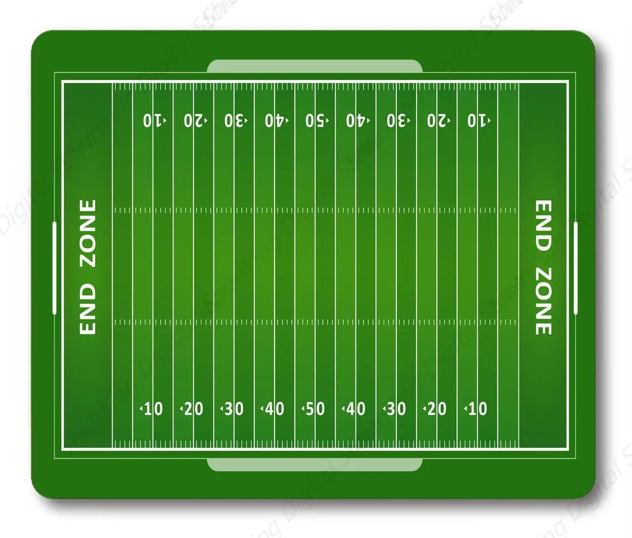 Футбольный коврик для мыши противоскользящий резиновый в американском футболке