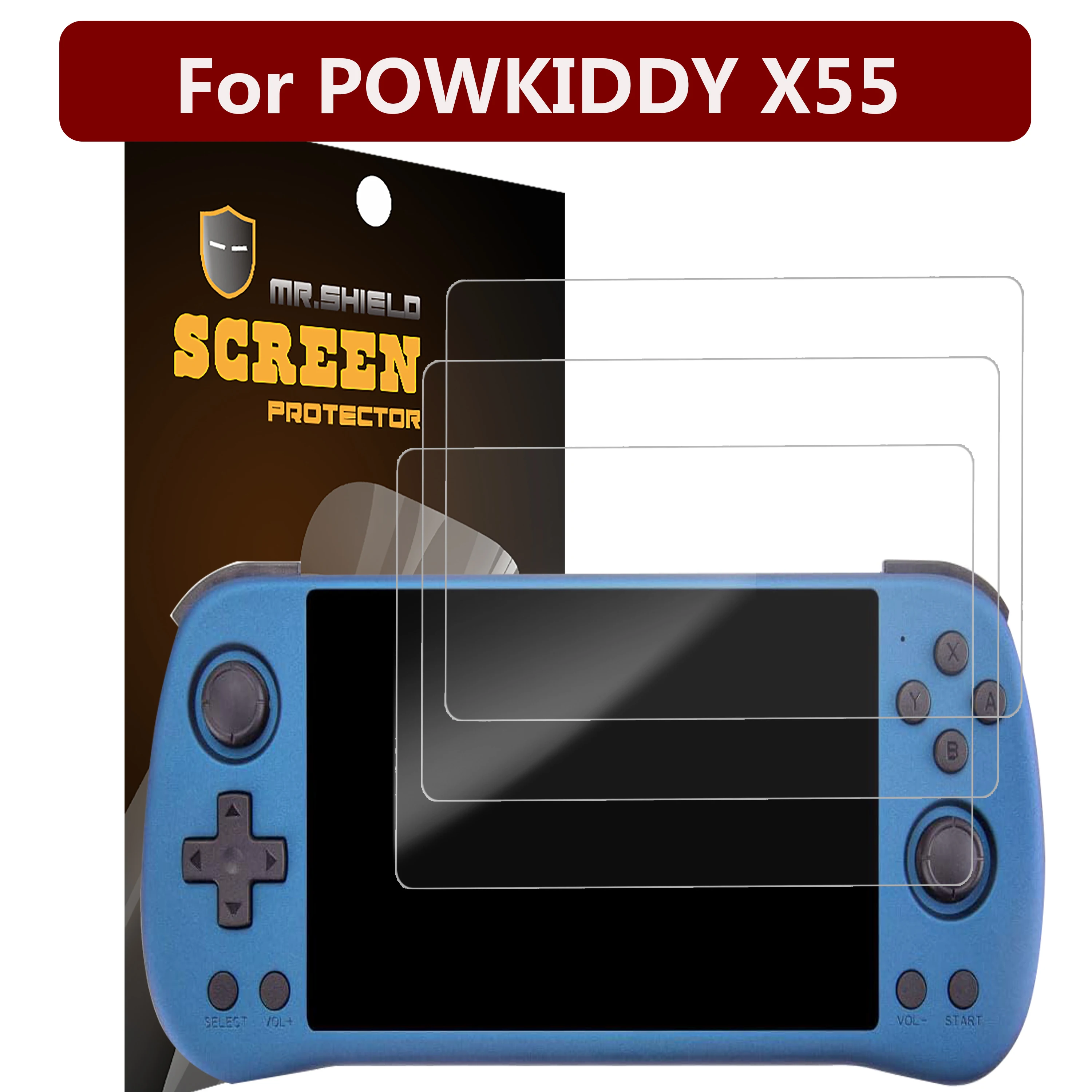 

Mr.Shield [3-Pack] Screen Protector For POWKIDDY X55 Premium Clear Screen Protector (PET Material)