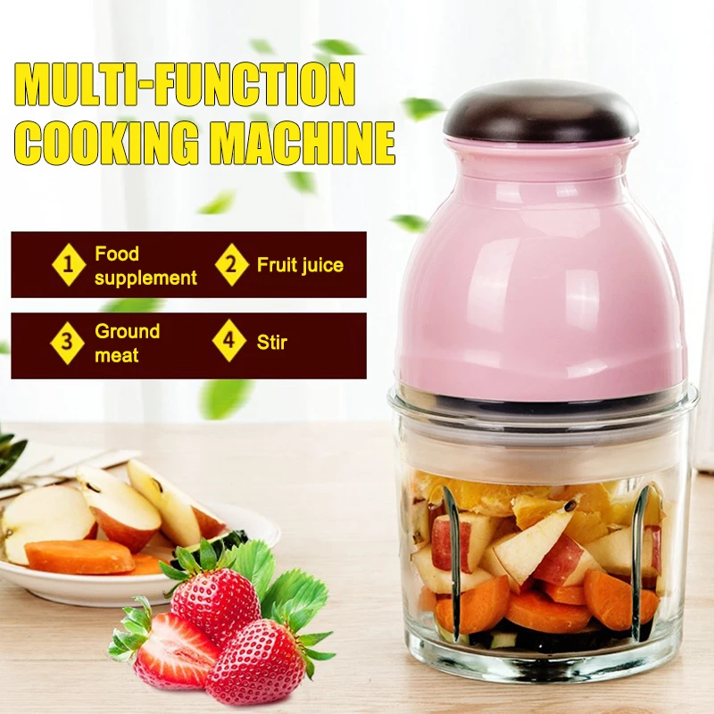 

Capsule Cutter Food Processor Chopper Hand Blender Mini Multi-Function Baby Food Machine Household Electric HFing