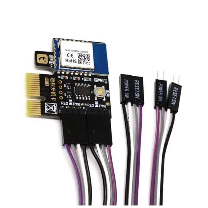 Фото ABKQ-10X A3 Tuya Wifi PC Power Switch: Карта для удаленного запуска ПК, удаленного управления и телемобилизации, PICE MINI-карта с управлением через приложение №5