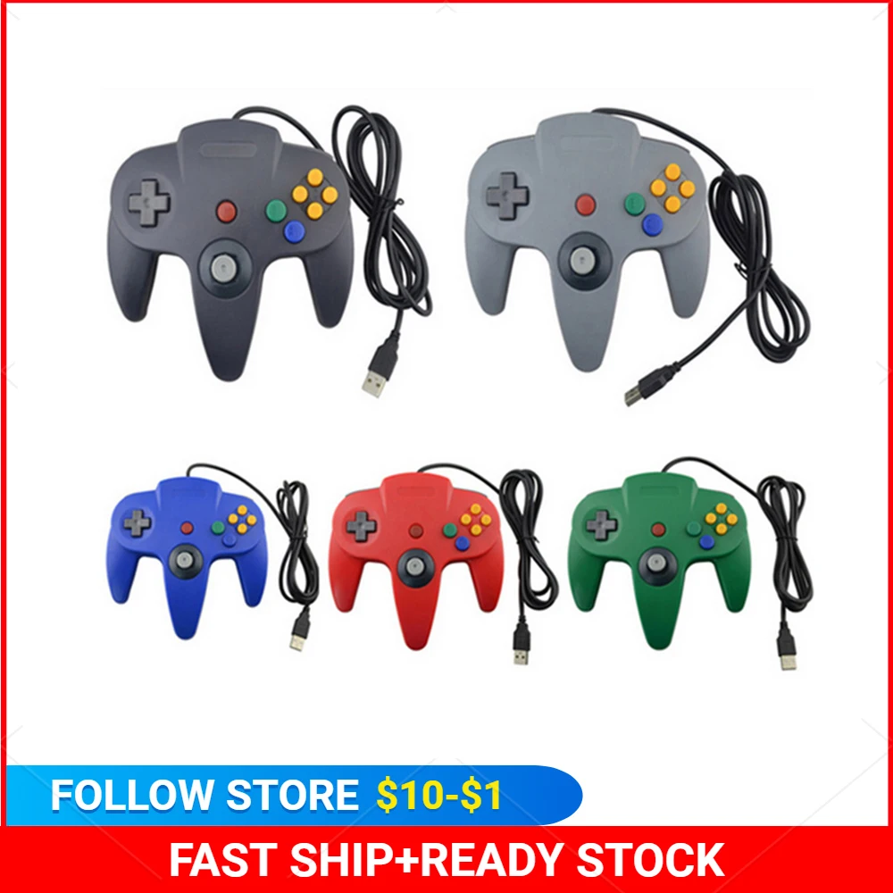 

USB Gamepad Wired Controller Joypad For Gamecube Joystick Game Accessories For Nintend N64 For PC MAC Computer Controller