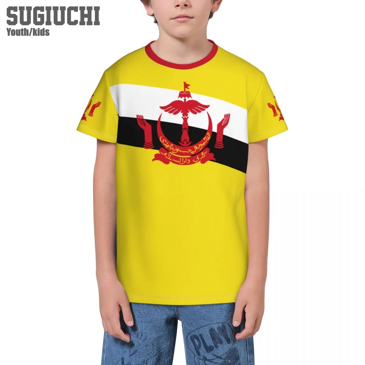 Пользовательское имя номер флаг эмблема 3D футболки для детей молодежные