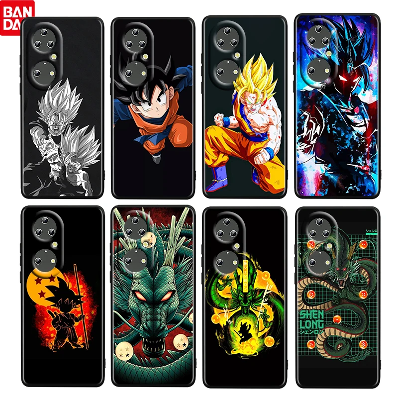 

Anime Boy Dragon Ball For Huawei P50 40 30 20 10 9 Lite E Mini Pro 5G TPU Soft Silicone Black Cover Phone Case Cover Funda Coque