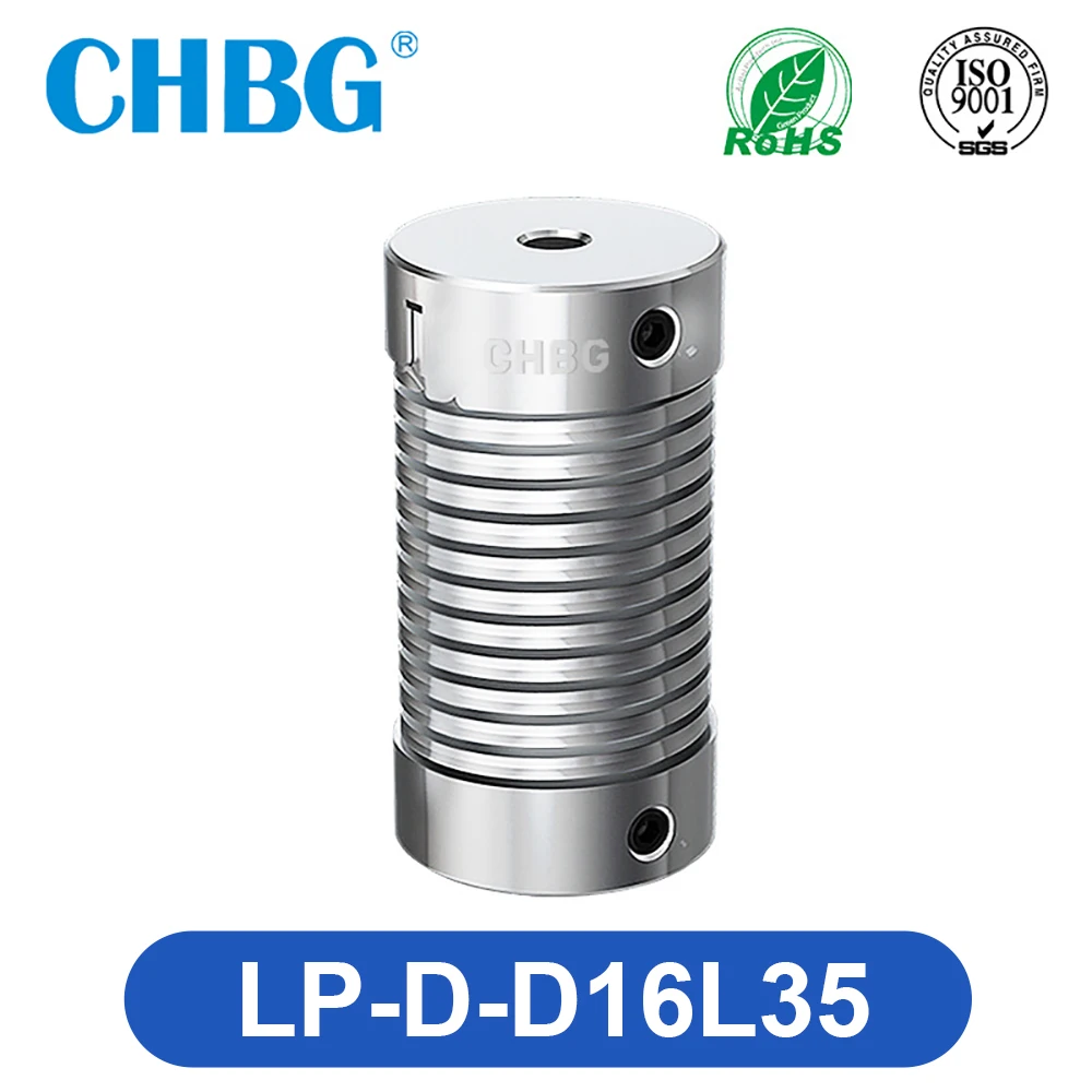 

CHBG LP D D16L35 Spring Coupling Encoder Screw Connection Stepping Servo Motor High Torque Aluminum Alloy Elastic Coupling