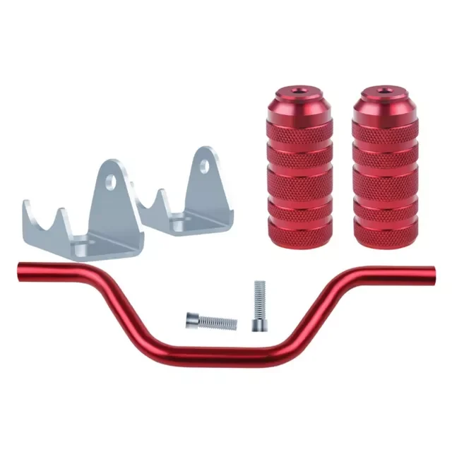 

Motorcycle Universal Foot Pegs Aluminium Alloy Folding Footrest Wearproof Rear Pedals Motorcycle Accessories .