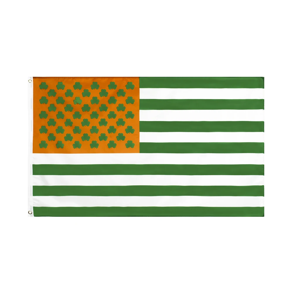 

60x90 см 90x150 см гобелен в виде флага США Shamrock