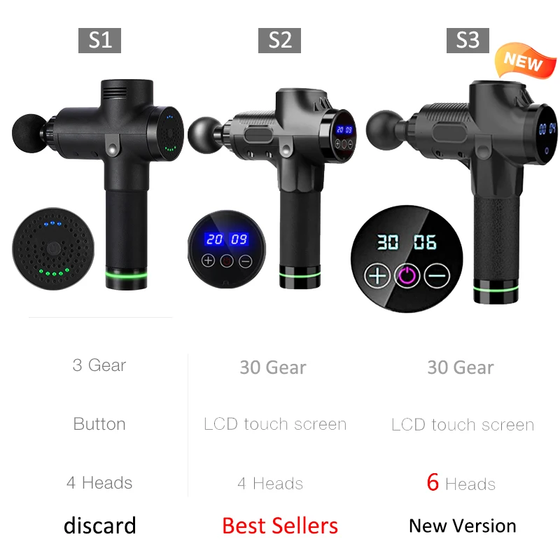 Массажный пистолет для глубоких мышц Электрический массажер расслабления