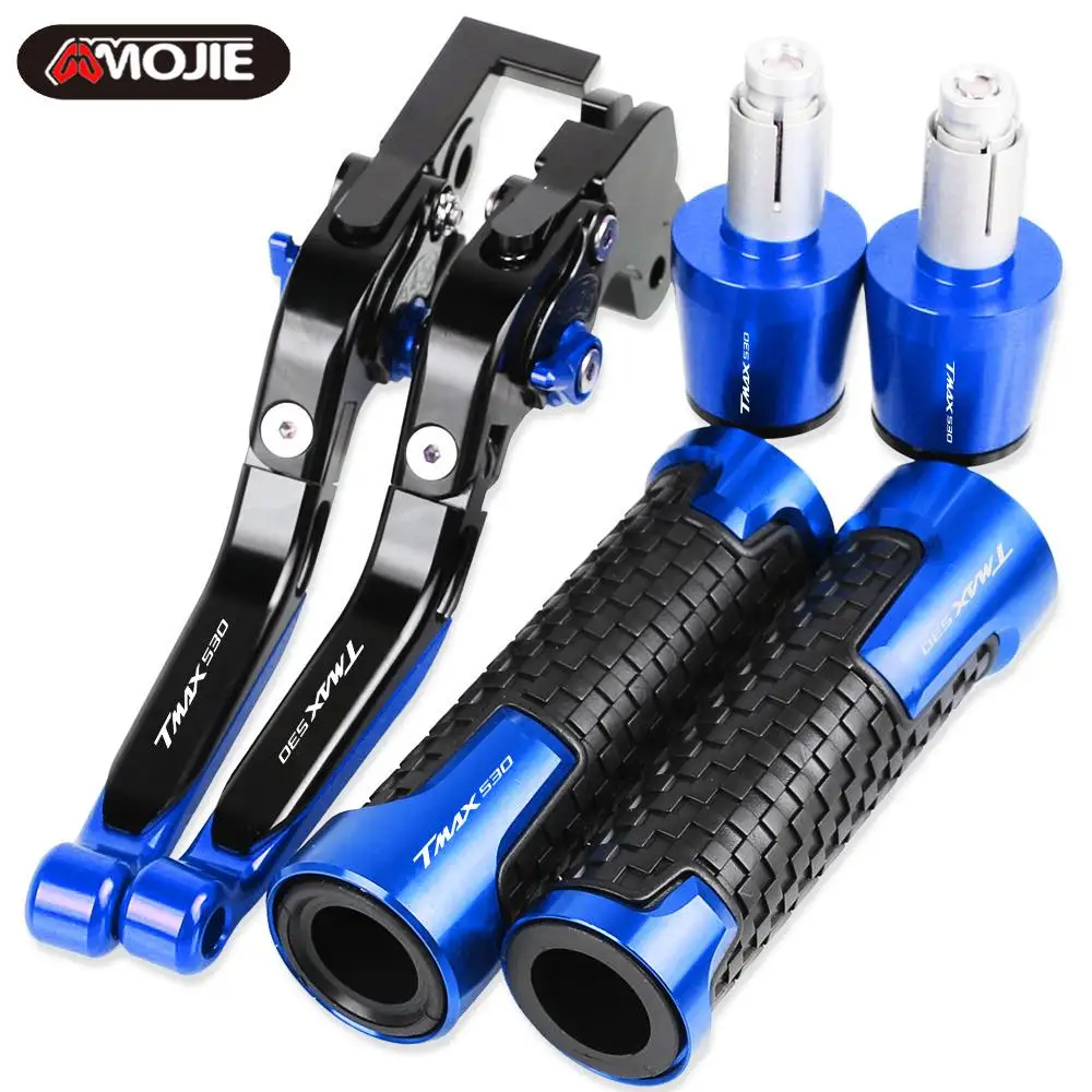 

T-MAX TMAX 530 SX Motorcycle Aluminum Brake Clutch Levers Handlebar Hand Grips ends For YAMAHA TMAX530 SX DX 2017 2018 2019 2020