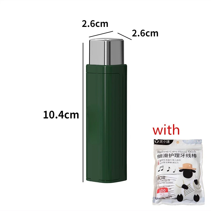 

portable floss dispenser Portable floss Organizer box Floss automatic eject Carry automatic floss box with toothpick dispenser