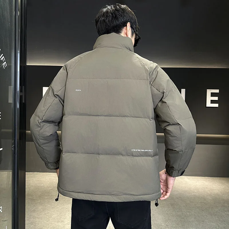 Winter Pu Shuai Men's Lightweight Down jacket 2024 New Fashion Brand Stand Collar White Duck Down High Sense Cold-Proof...