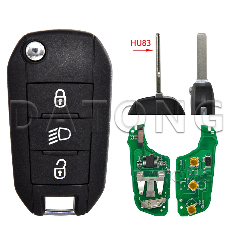 

Datong World ID46 чип PCF7941 433 МГц автомобильный ключ дистанционного управления для Peugeot 208 2008 301 308 508 5008 Citroen C-Elysee C4-Cactus