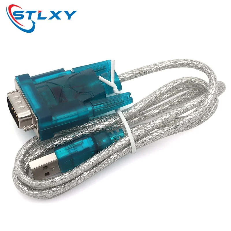 Фото Stlxy HL-340 Новый USB-RS232 COM-порт Последовательный КПК 9-контактный кабель-адаптер DB9 Поддержка Windows7-64 №1