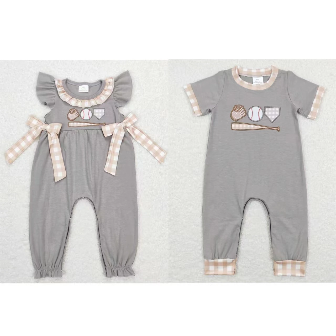 Оптовая продажа детский хлопковый комбинезон для новорожденных мальчиков и