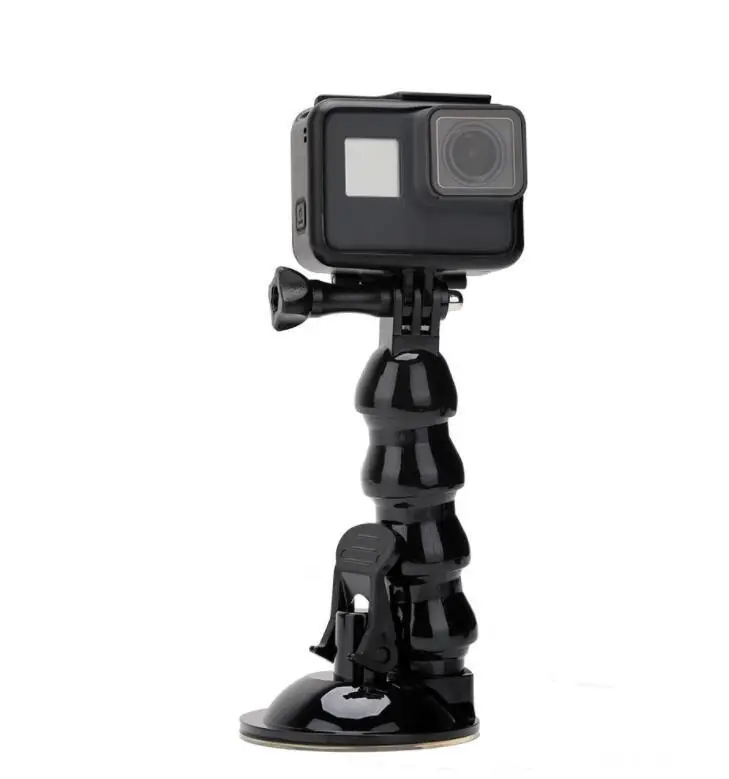 Фото Аксессуары для Gopro 13, автомобильная присоска, стеклянная подставка для крепления на лобовое стекло, гибкая змеиная подставка для экшн-камеры Gopro Hero DJI OSMO №4