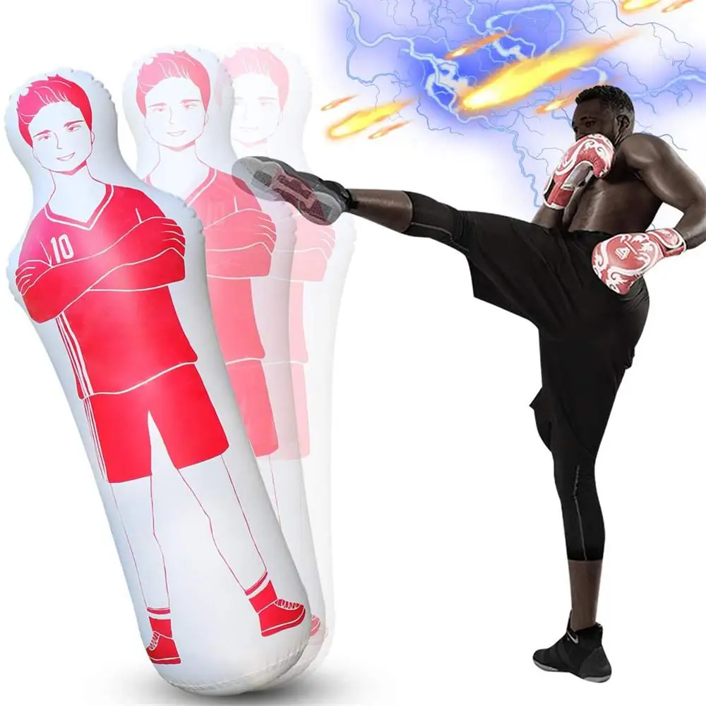 

160 см взрослый надувной футбольный тренировочный гол вратарь тумблер воздушный футбольный поезд муляж инструмент фотостена