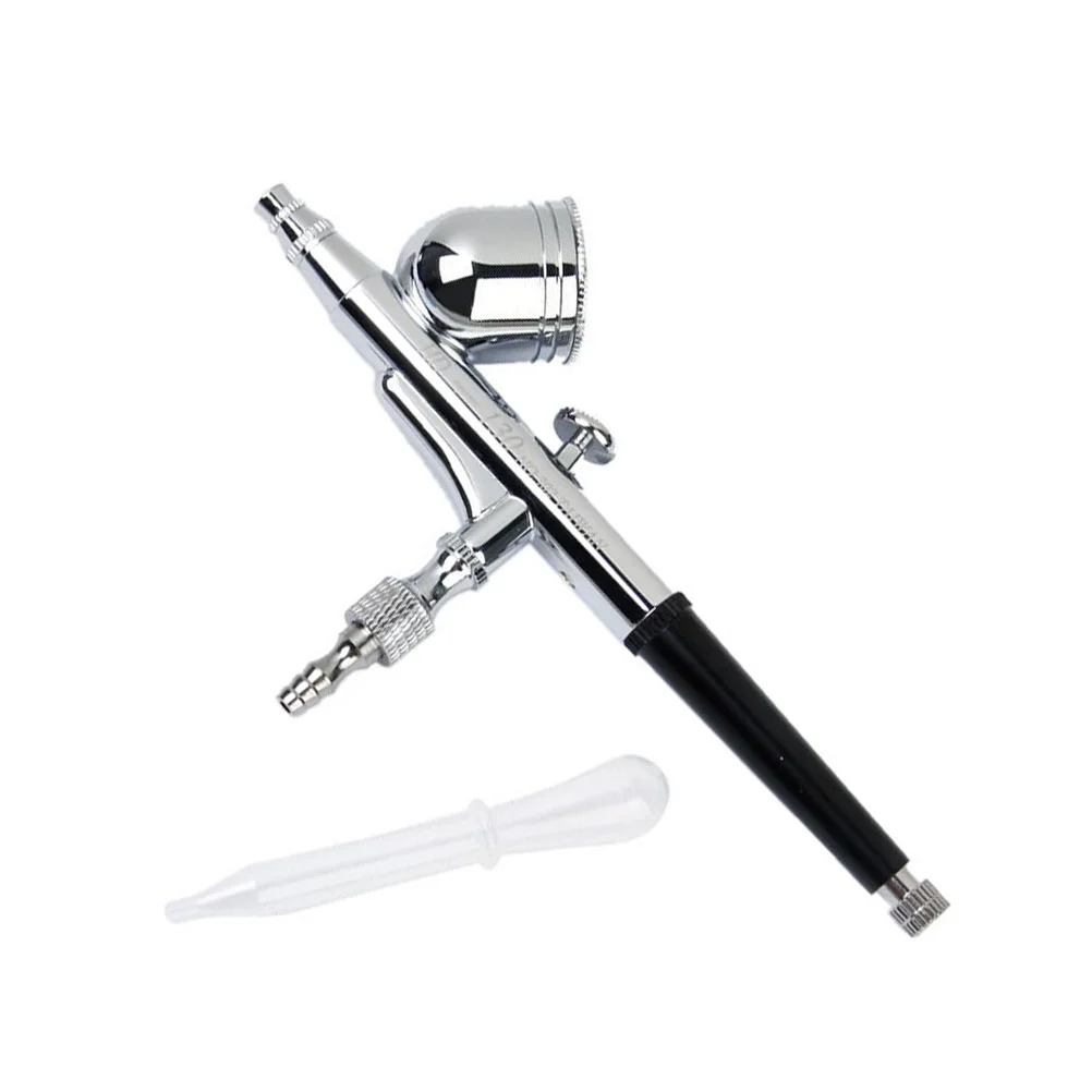 

-130 Dual Action Air Brush Airbrush Spray Nail Tool with 02mm Nozzle Compressor