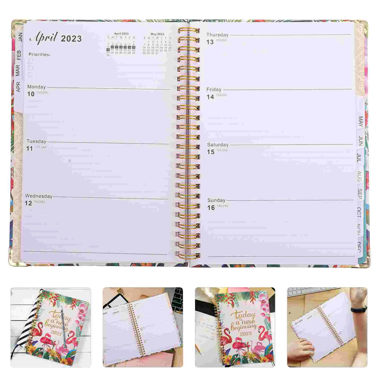

Planner Notebook Calendar Monthly Daily Office List Book Notepads Do Notepad Memo Writing English Planning Supplies Weekly