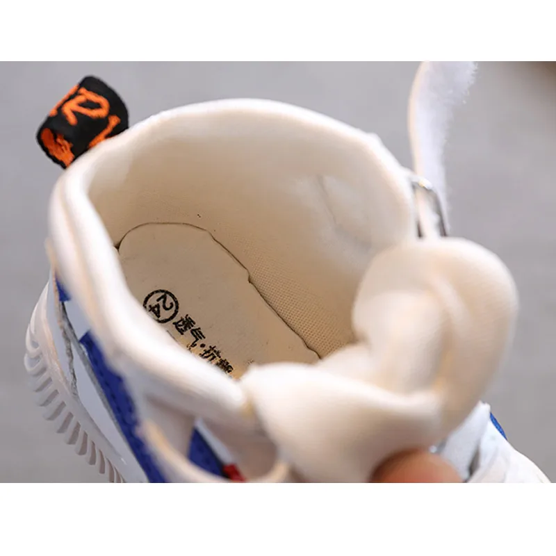 Осенние ботинки для маленьких девочек и мальчиков искусственная кожа Детская