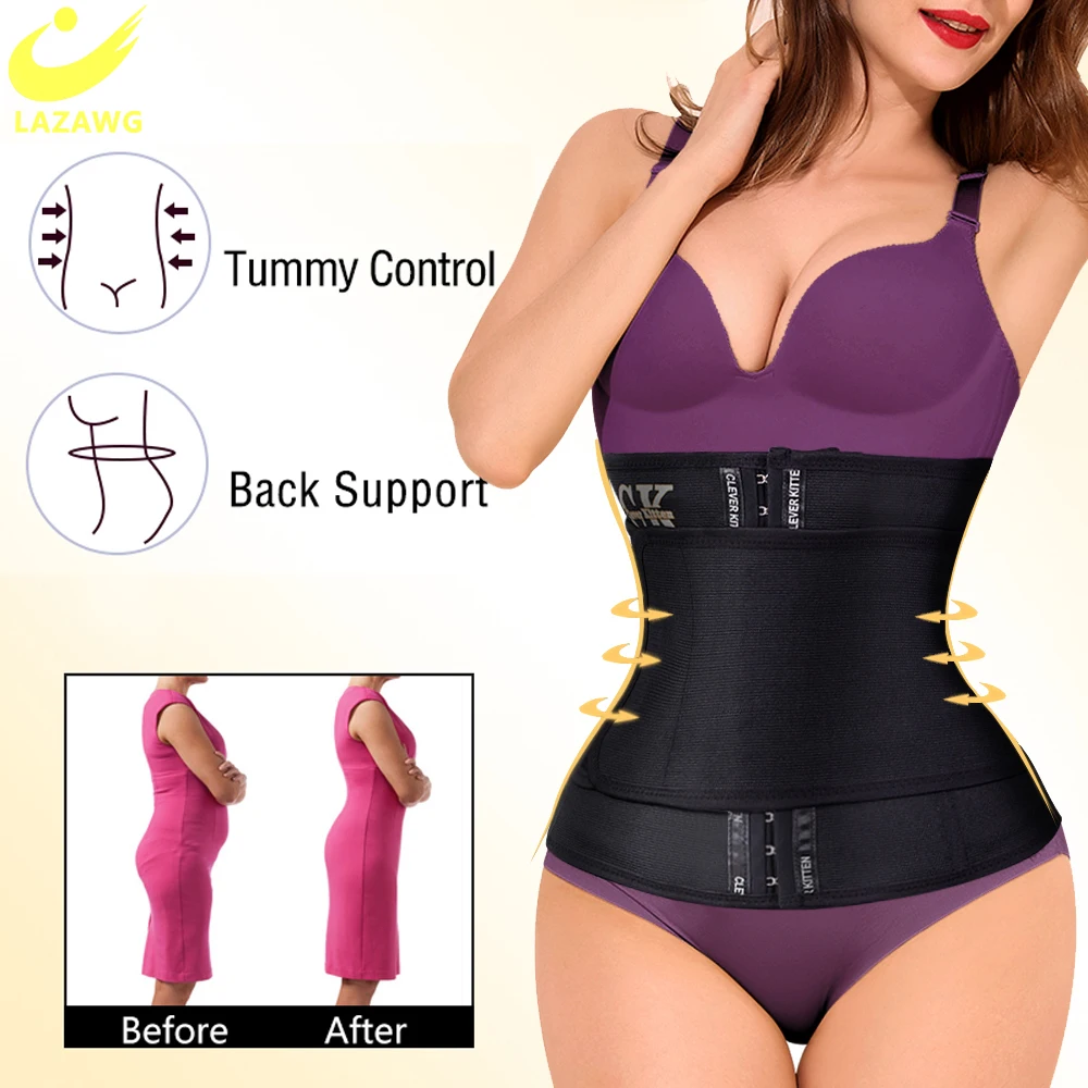 LAZAWG Women Waist Trainer Shapewear Belt Women Slimming Tummy Wrap Belt Resistance Bands Cincher Body Shaper Control Strap