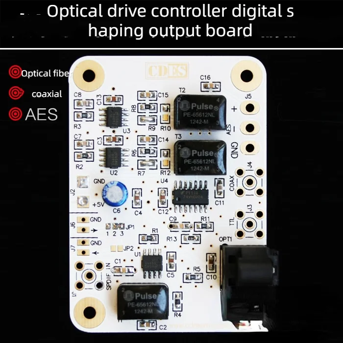 

Optical Drive New Cd Machine Digital Signal Shaping Buffer Board Output Board SPDIF Fiber Coaxial AES Balance