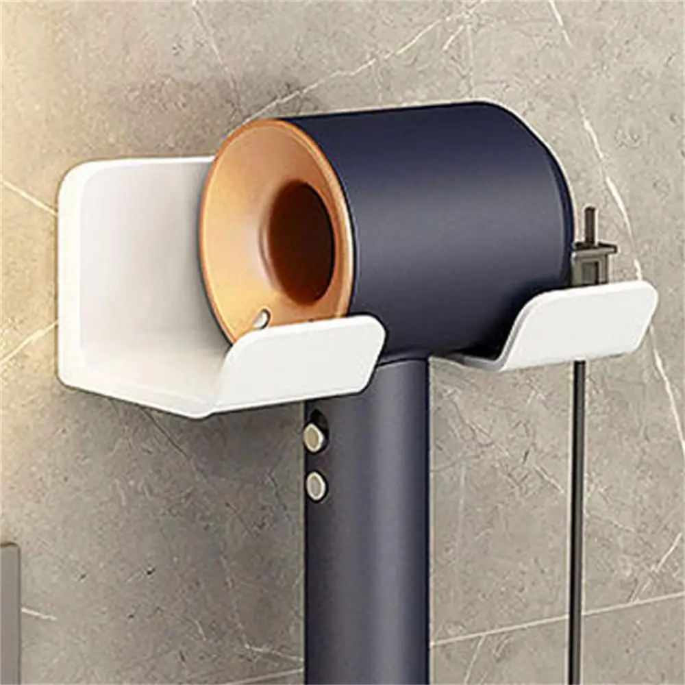 

Self-adhesive Creative Hair Dryer Space Aluminum Frame Surface Polishing Hair Dryer Bracket Anti-rust Hair Dryer Storage Rack