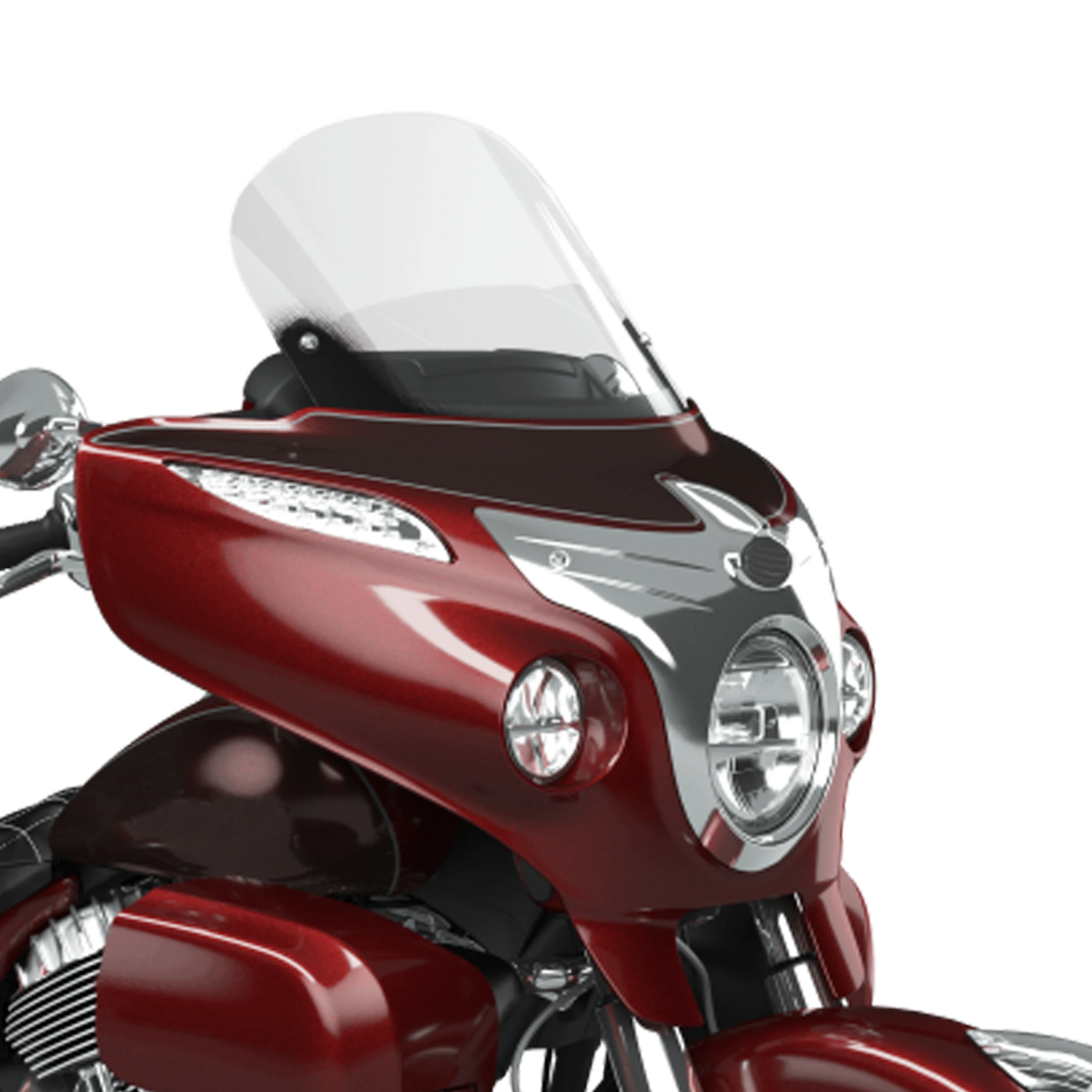 

Motorcycle Front High Windscreens Wind Deflectors For Indian Chieftain Roadmaster Fairing Accessories PANICAL 2014-2023