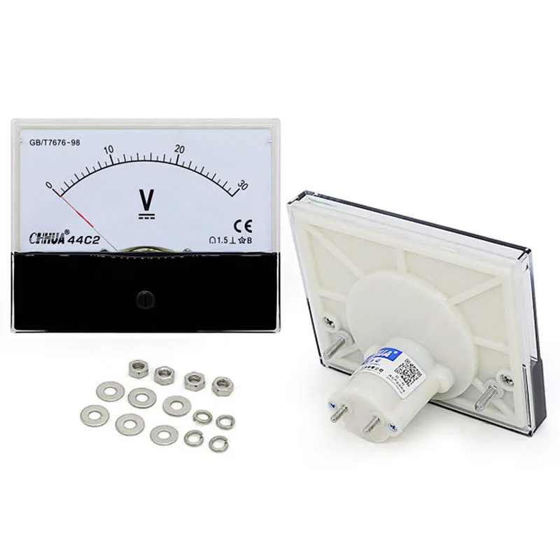 44C2 Вольтметр постоянного и переменного тока указатель 1 В 5 10 15 20 25 30 50 75 100 150 200 300 450