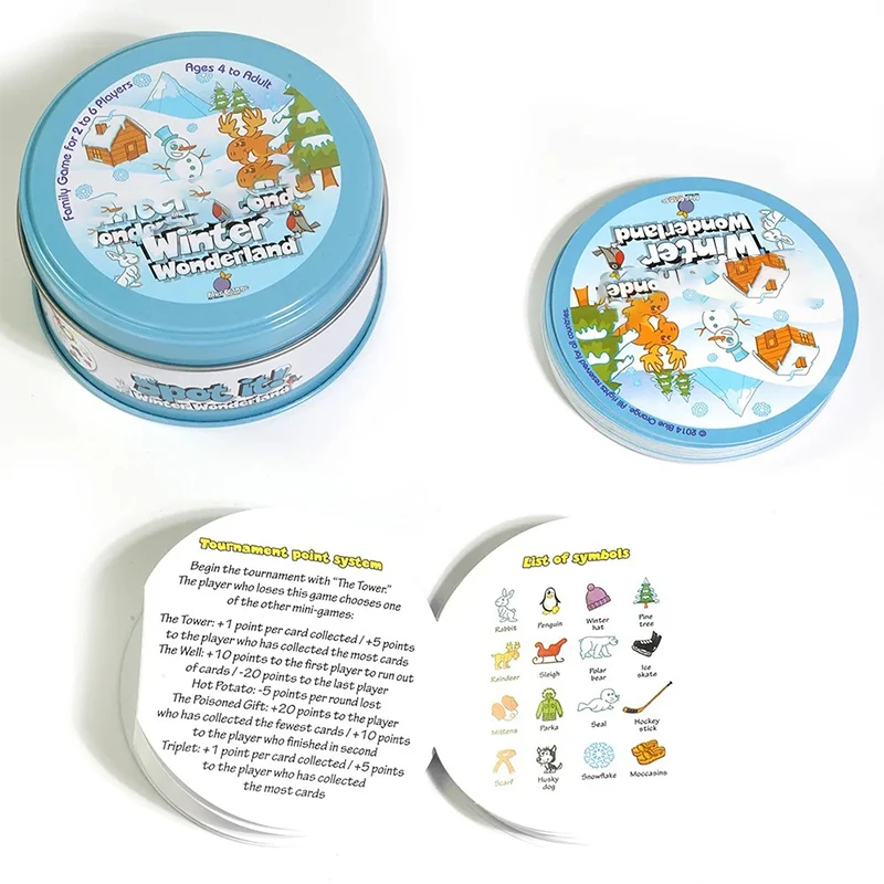 Ironbox 62 стиля головоломка игры Настольные Семейные встречи Детские карточные