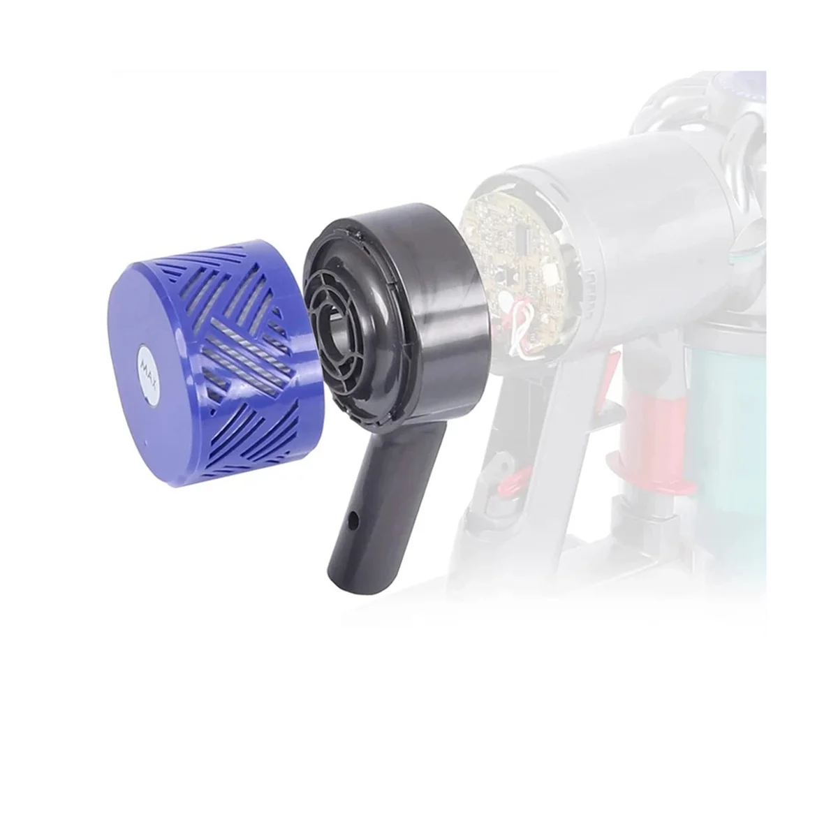 Комплект задней крышки двигателя для пылесоса V6 DC58 DC59 DC61 DC62 DC63 DC74 сменные