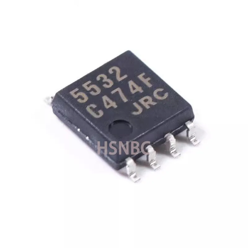 

10Pcs JRC5532M NJM5532M SOP-8 100% Brand New Original Stock