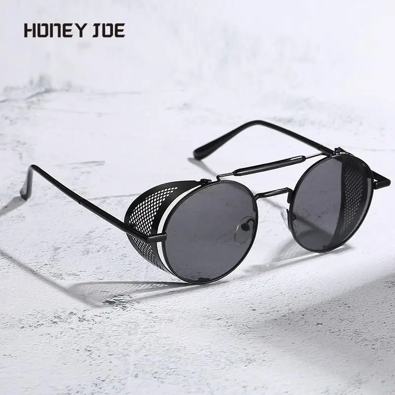 

Винтажные Солнцезащитные очки в стиле стимпанк, персонализированные Солнцезащитные очки на ветровое стекло, ретро цветная пленка, светоот...