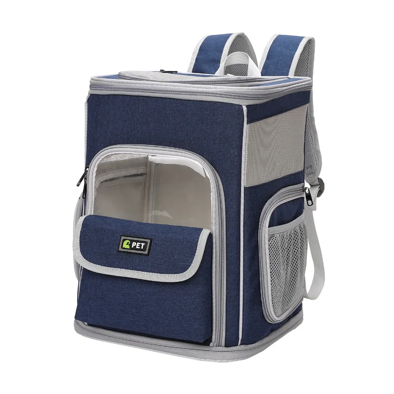 

Breathable Dog Carrier Backpack Transparent Window Small Animal Carrier Dog Backpack Load Bearing 8kg Cat Carrier
