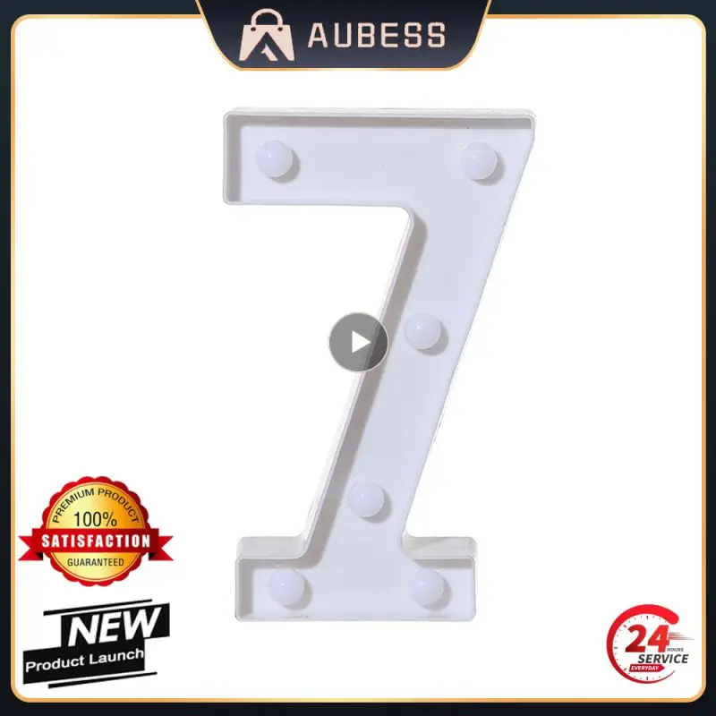 

letters 16/22 cm number light wedding decoration Valentine's Day confession birthday party plastic material party decoration.